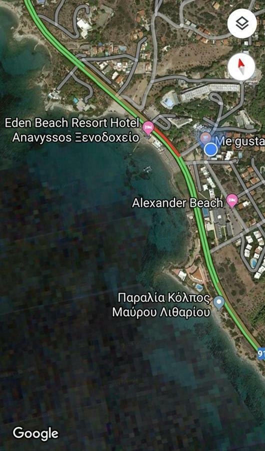 Гостевой дом New Seafront Studio Анависсос Экстерьер фото